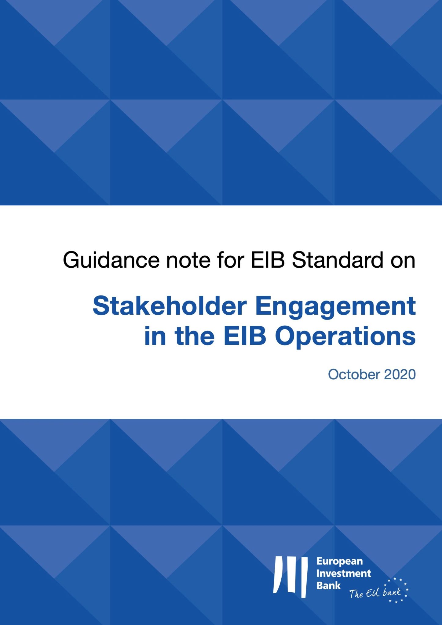 European Investment Bank Releases Development Handbook, with PTF