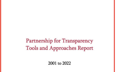 PTF Tools and Approaches Report - 2001 to 2022