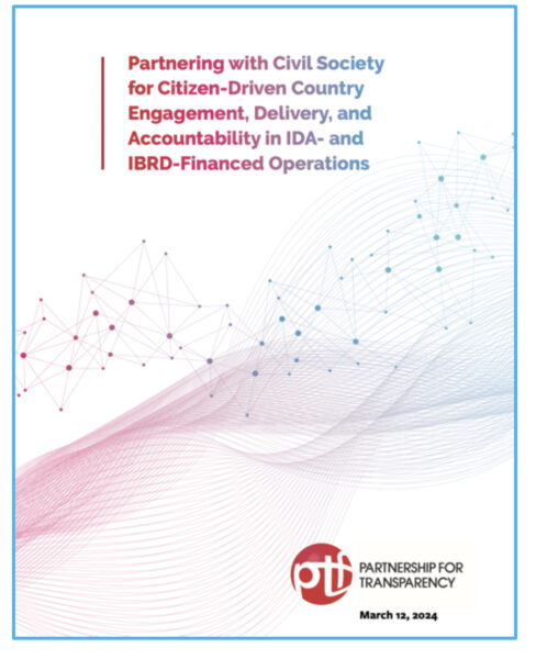 This report makes ten recommendations on how partnerships with citizens and civil society organizations can be deepened in IDA and IBRD engagement, financing, and accountability activities at the country level.